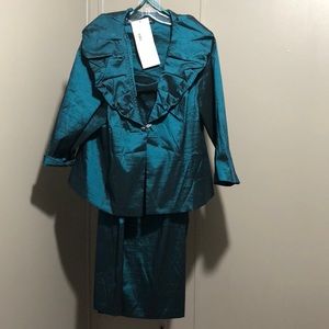 S l fashions nwt jacket dress size 22w